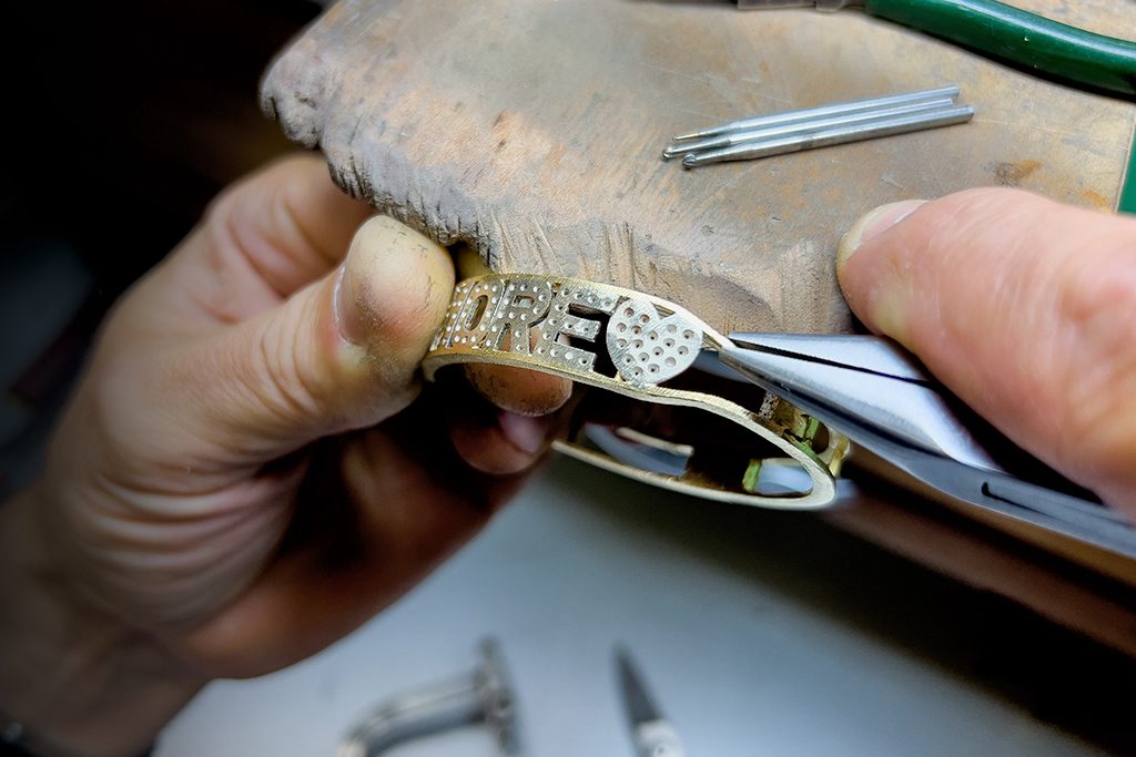 Jeweller at work